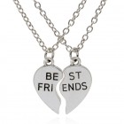Heart Best Friend Heart Necklaces